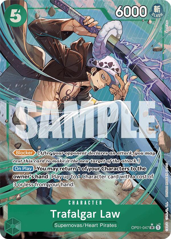 Trafalgar Law (Alternate Art) [Extra Booster: Memorial Collection] | Good Games Modbury