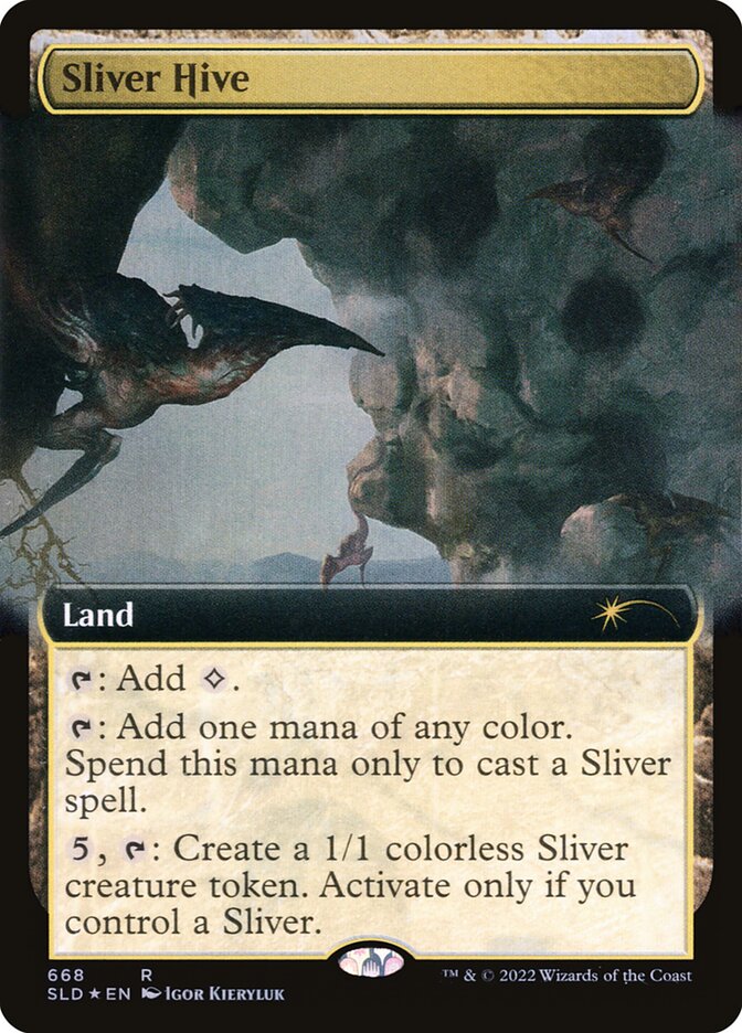 Sliver Hive (Extended Art) [Secret Lair Drop Promos] | Good Games Modbury