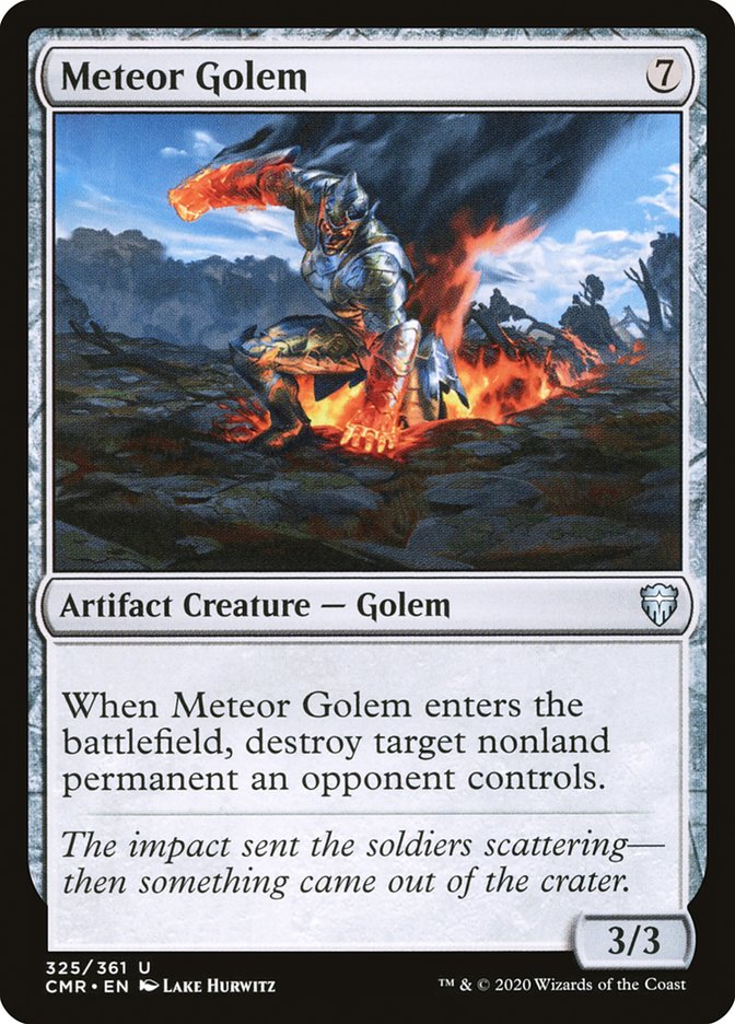Meteor Golem (325) [Commander Legends] | Good Games Modbury