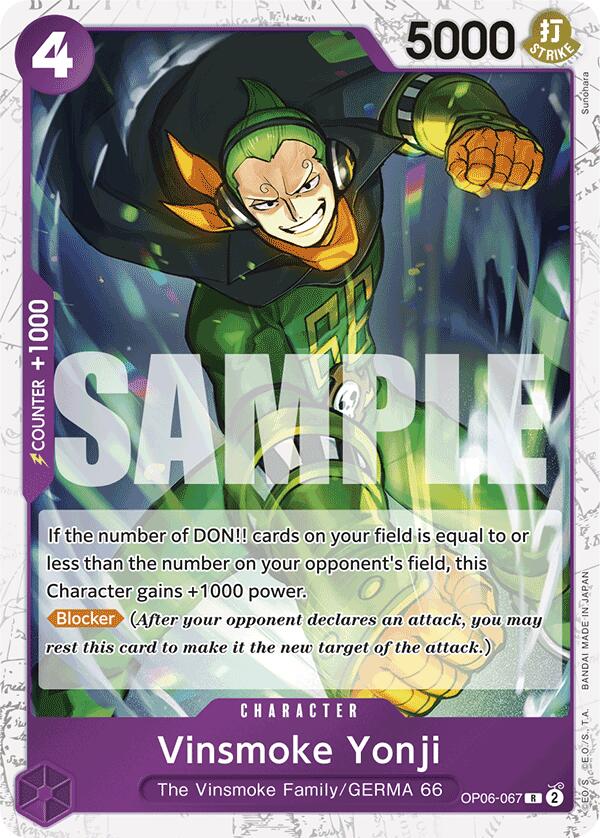 Vinsmoke Yonji (Alternate Art) (Hashimoto Q) [Premium Booster] | Good Games Modbury