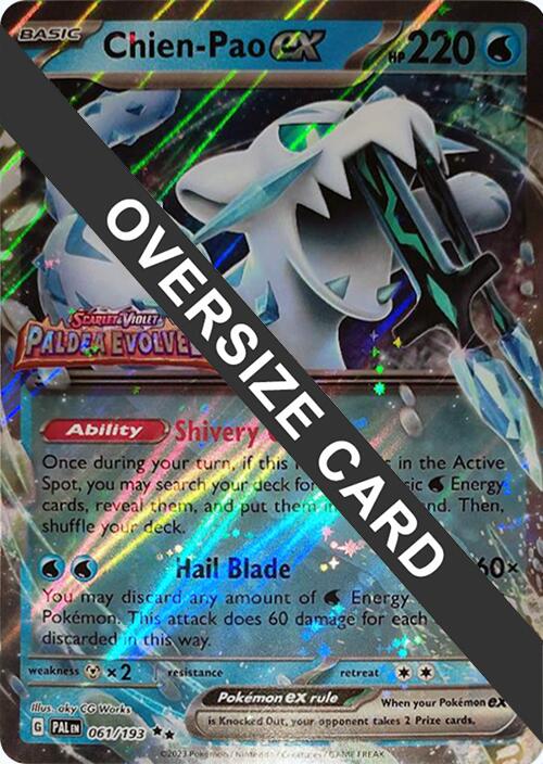 Chien-Pao ex (061/193) (Jumbo) [Scarlet & Violet: Paldea Evolved] | Good Games Modbury