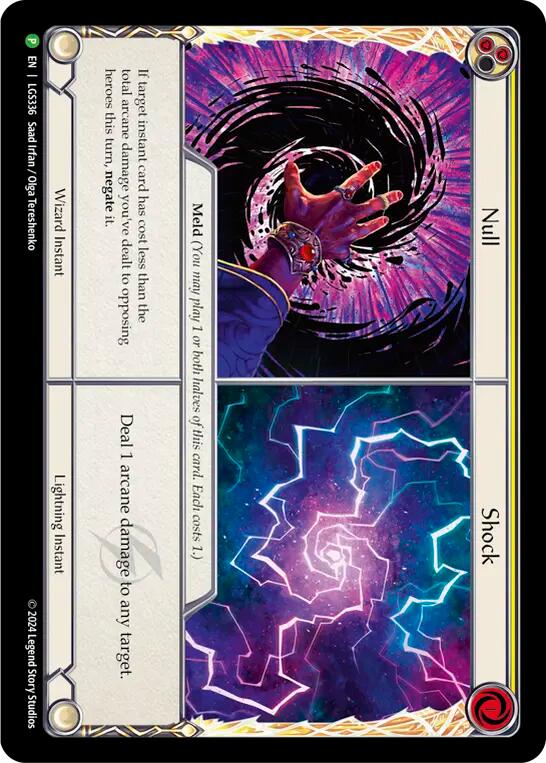 Null // Shock [LGS336] (Promo)  Cold Foil | Good Games Modbury