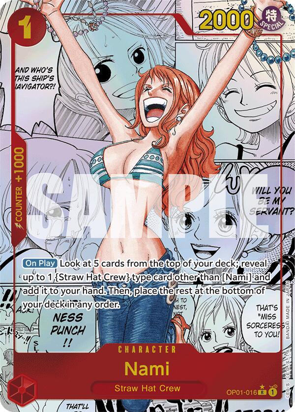 Nami (Alternate Art) (Manga) [Premium Booster] | Good Games Modbury