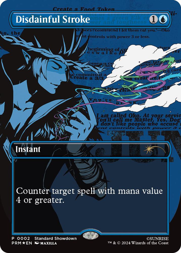 Disdainful Stroke 2 (Standard Showdown Promos)  - Borderless Foil | Good Games Modbury