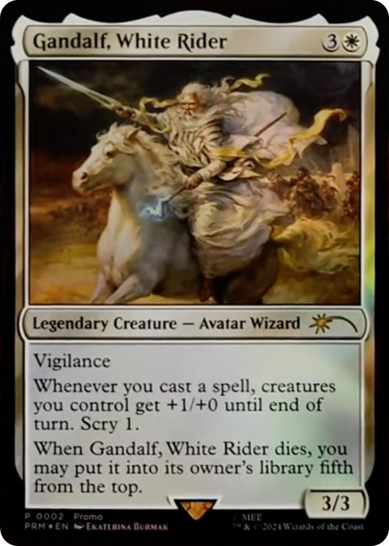 Gandalf, White Rider [Resale Promos] | Good Games Modbury