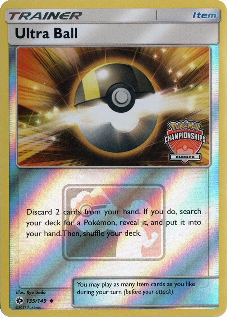 Ultra Ball (135/149) (Europe Championships) [League & Championship Cards] | Good Games Modbury