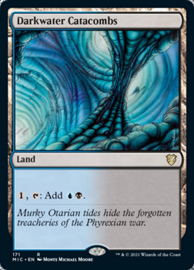 Darkwater Catacombs [Innistrad: Midnight Hunt Commander] | Good Games Modbury