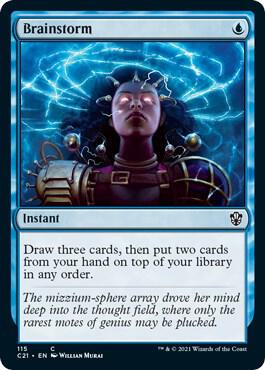 Brainstorm 115/81 (Commander 2021)  | Good Games Modbury