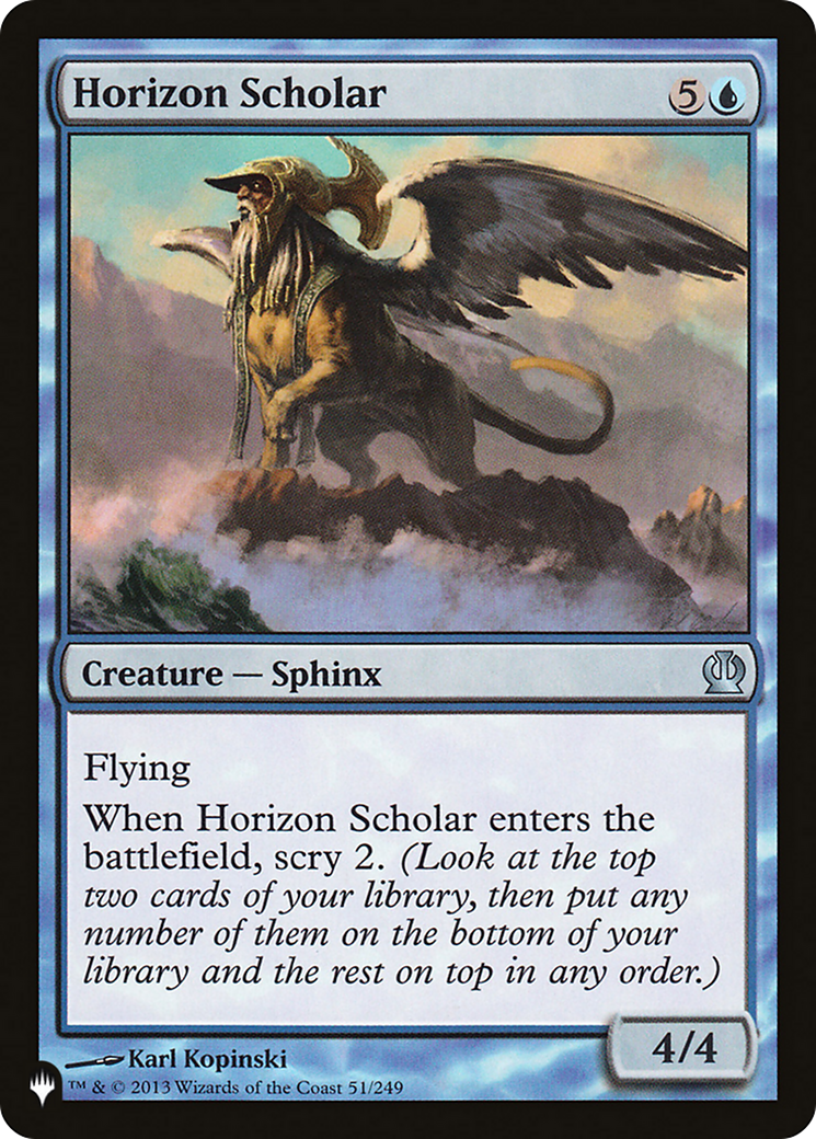 Horizon Scholar [The List Reprints] | Good Games Modbury