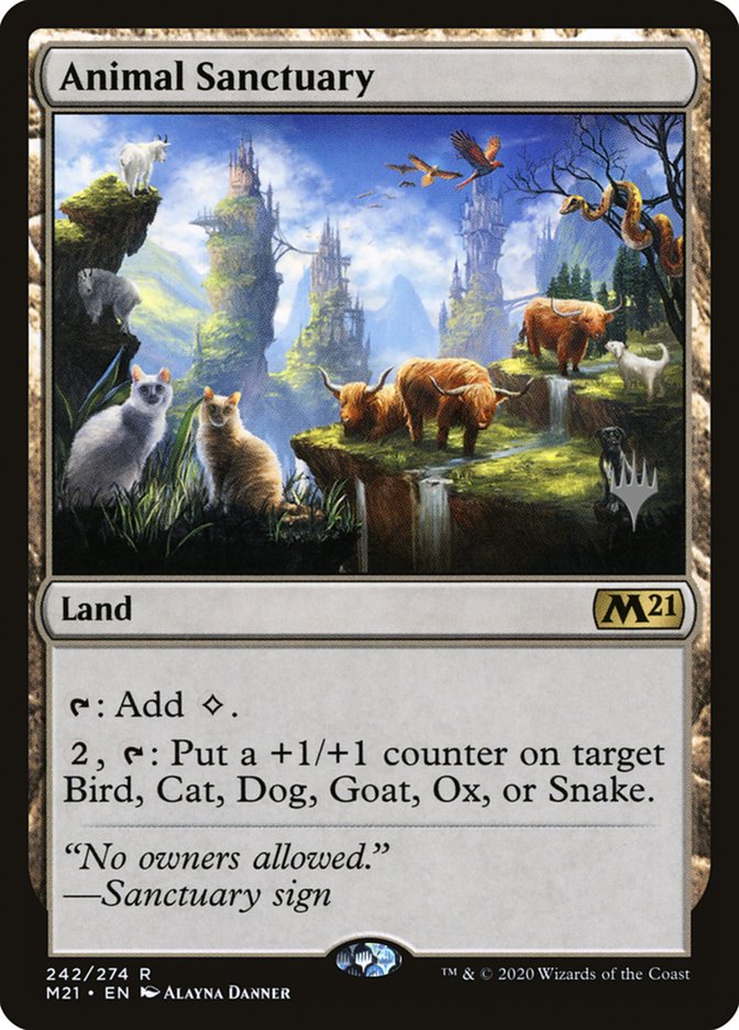 Animal Sanctuary (Promo Pack) [Core Set 2021 Promos] | Good Games Modbury