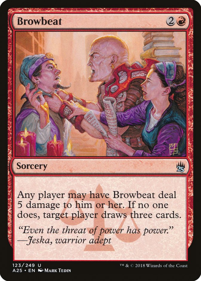 Browbeat 123/249 (Masters 25)  - Foil | Good Games Modbury