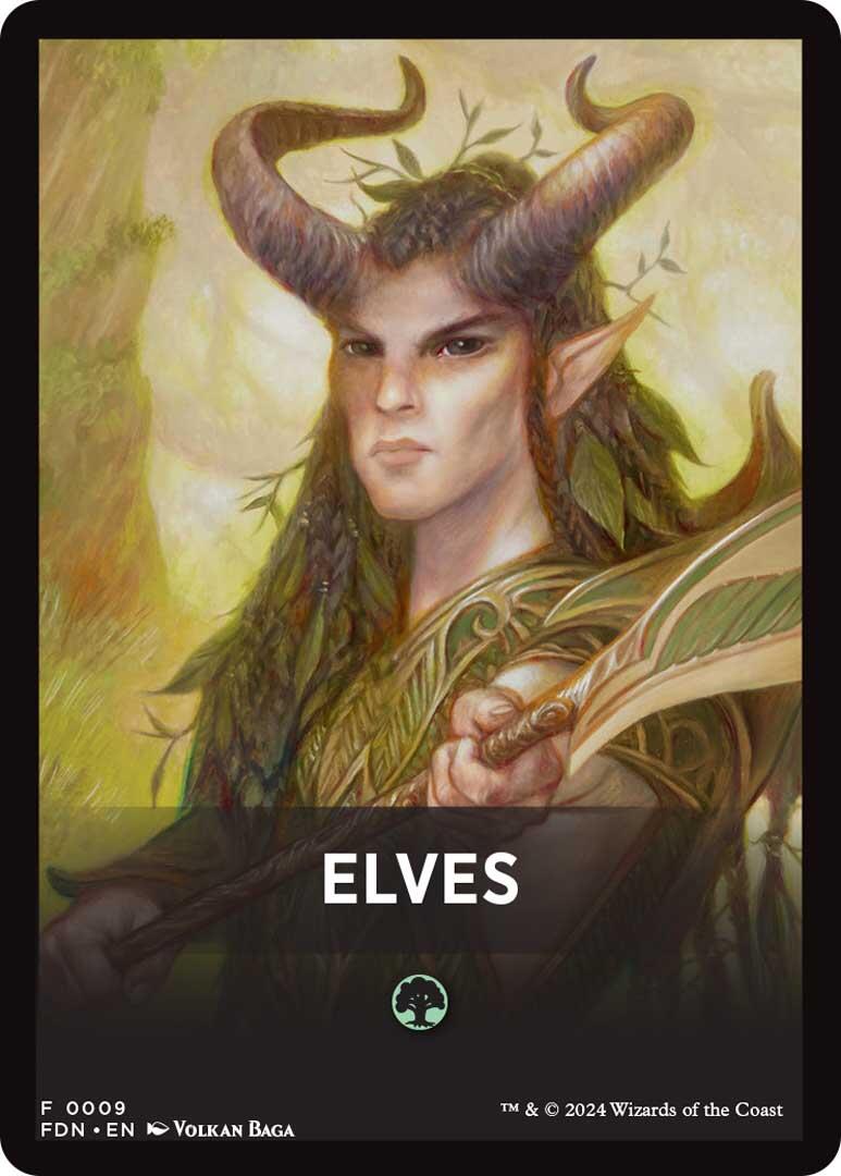 Elves Theme Card [Foundations] | Good Games Modbury