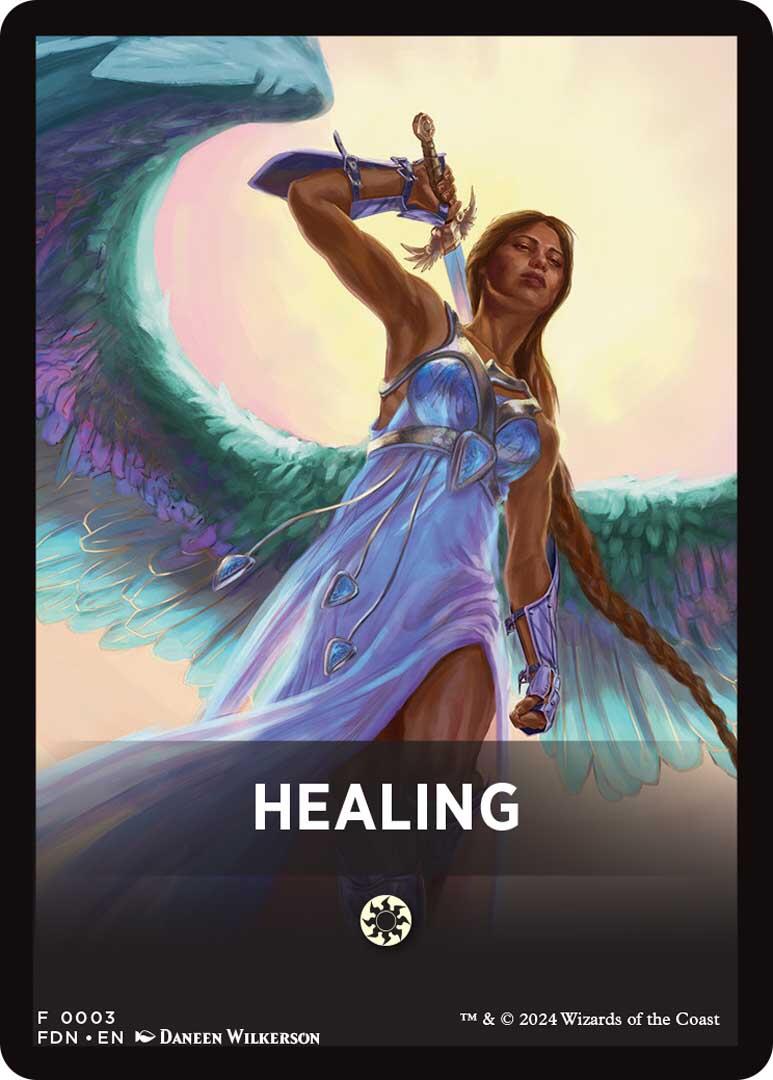 Healing Theme Card [Foundations] | Good Games Modbury