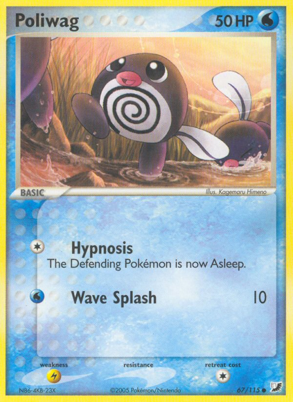 Poliwag (67/115) [EX: Unseen Forces] | Good Games Modbury