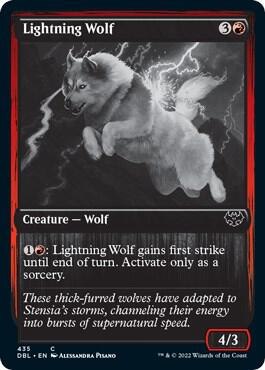Lightning Wolf 435/534 (Innistrad: Double Feature)  - Foil | Good Games Modbury