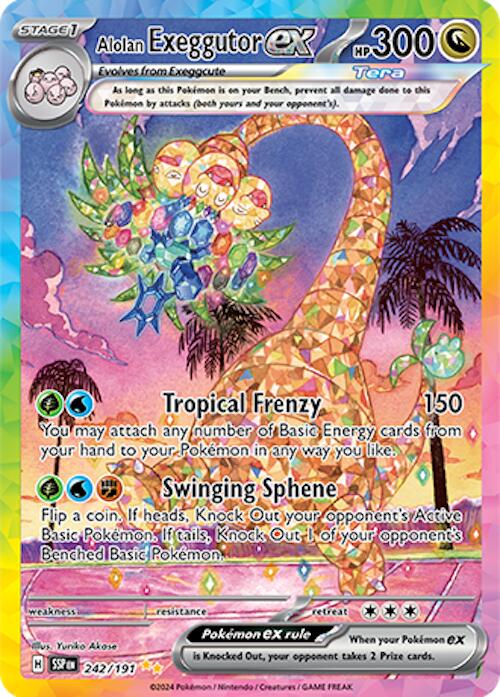 Alolan Exeggutor ex (242/191) [Scarlet & Violet: Surging Sparks] | Good Games Modbury