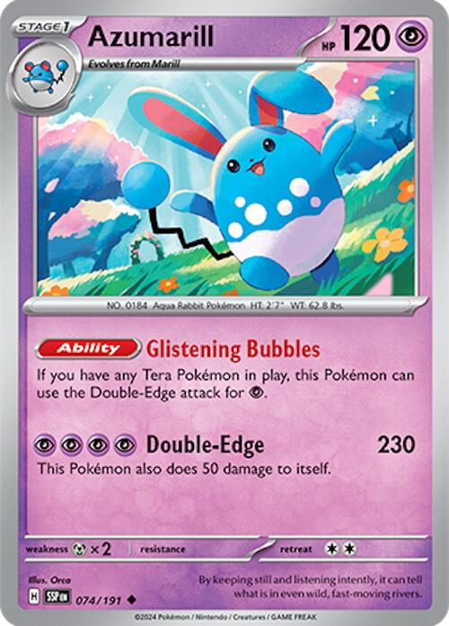 Azumarill (074/191) [Scarlet & Violet: Surging Sparks] | Good Games Modbury