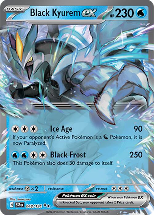 Black Kyurem ex (048/191) [Scarlet & Violet: Surging Sparks] | Good Games Modbury