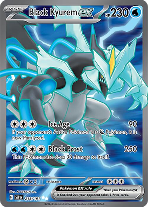 Black Kyurem ex (218/191) [Scarlet & Violet: Surging Sparks] | Good Games Modbury