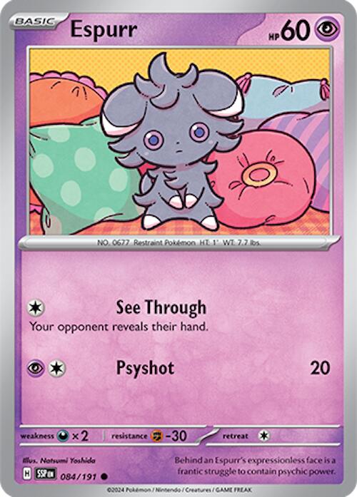 Espurr (084/191) [Scarlet & Violet: Surging Sparks] | Good Games Modbury