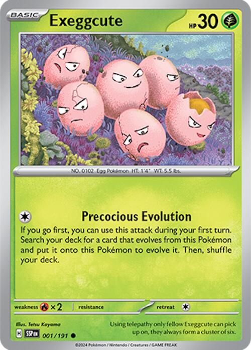 Exeggcute (001/191) [Scarlet & Violet: Surging Sparks] | Good Games Modbury