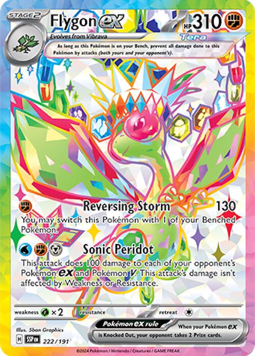 Flygon ex (222/191) [Scarlet & Violet: Surging Sparks] | Good Games Modbury