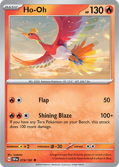 Ho-Oh (019/191) [Scarlet & Violet: Surging Sparks] | Good Games Modbury