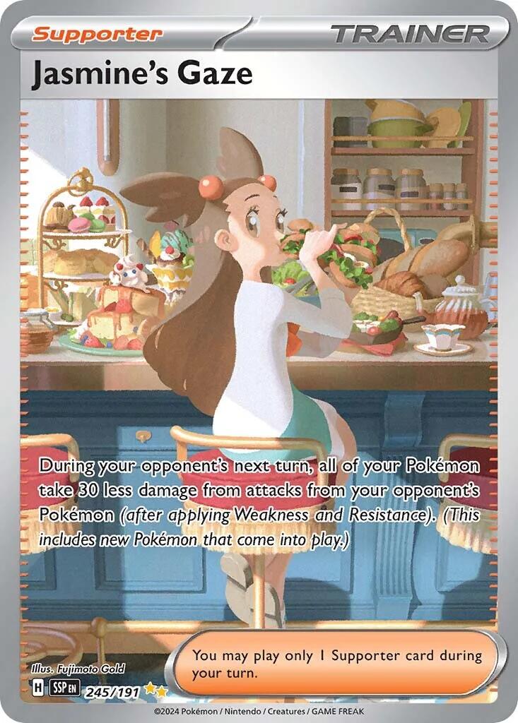 Jasmine's Gaze (245/191) [Scarlet & Violet: Surging Sparks] | Good Games Modbury