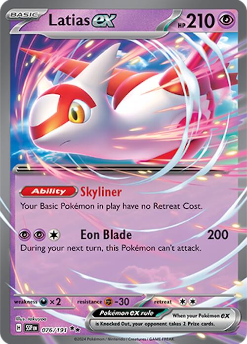 Latias ex (076/191) [Scarlet & Violet: Surging Sparks] | Good Games Modbury
