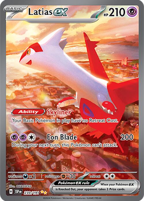 Latias ex (239/191) [Scarlet & Violet: Surging Sparks] | Good Games Modbury