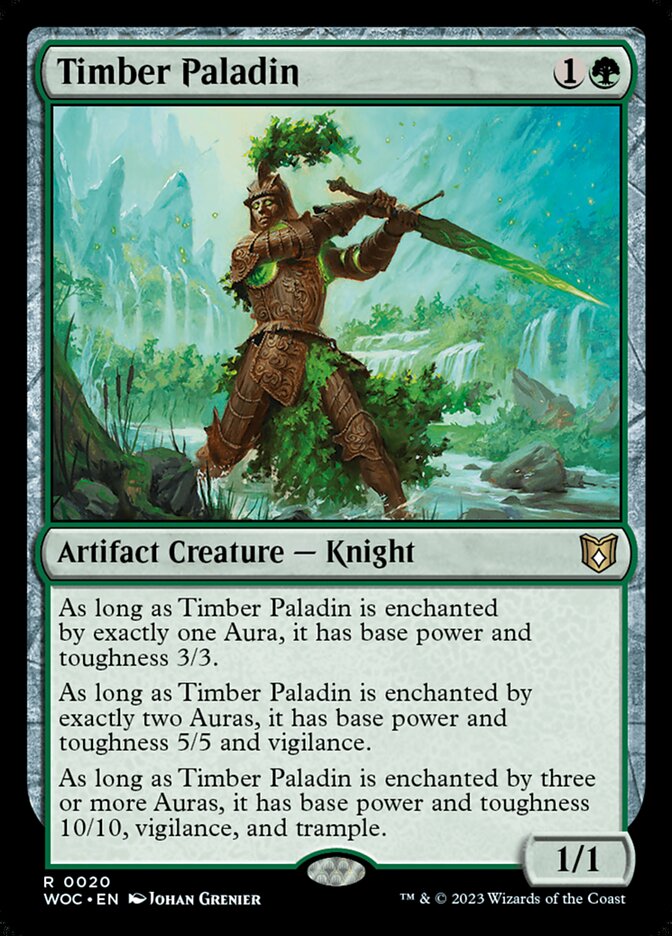 Timber Paladin 20/173 (Commander: Wilds of Eldraine)  | Good Games Modbury