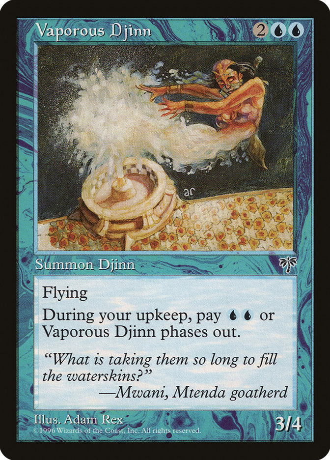 Vaporous Djinn 101/350 (Mirage)  | Good Games Modbury