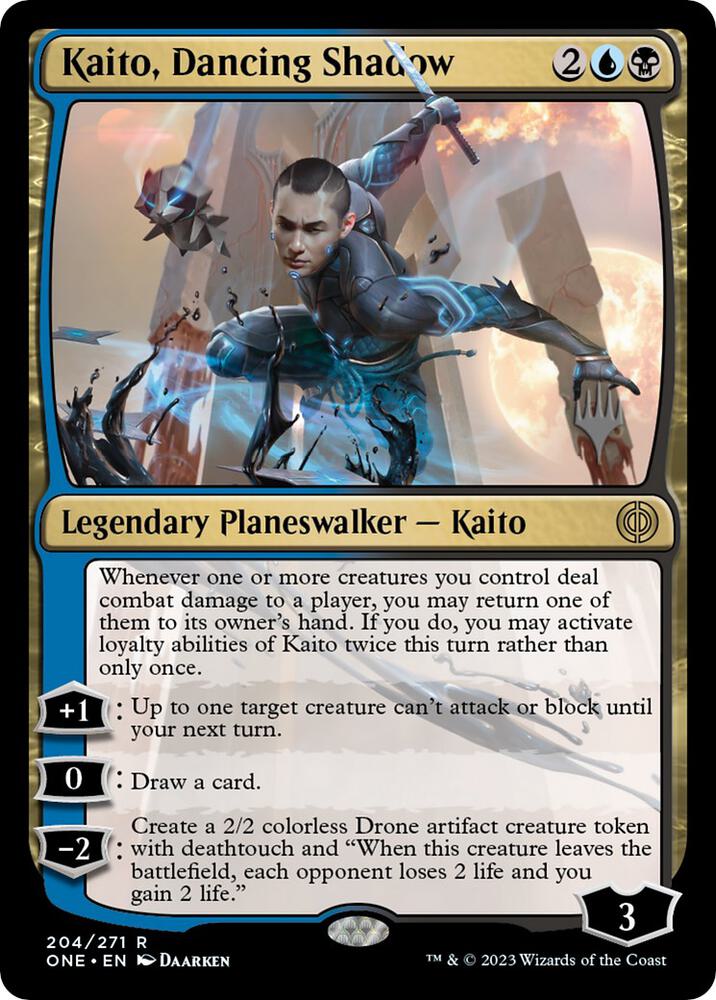 Kaito Dancing Shadow 204 (Promo Pack: Phyrexia: All Will Be One)  | Good Games Modbury