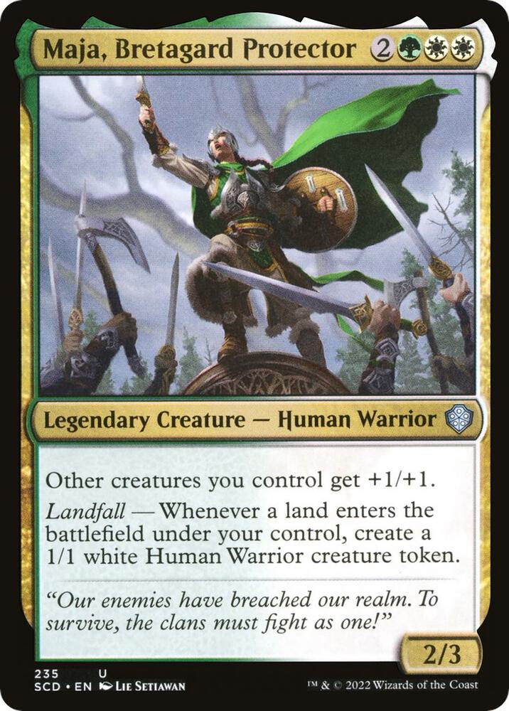 Maja, Bretagard Protector 235/352 (Starter Commander Decks)  | Good Games Modbury