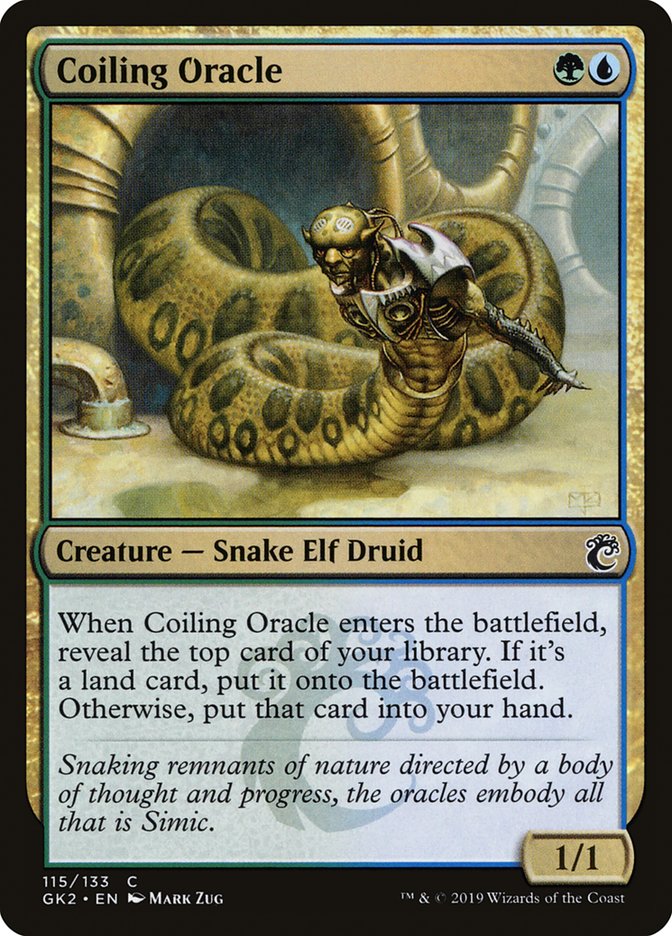 Coiling Oracle [Ravnica Allegiance Guild Kit] | Good Games Modbury