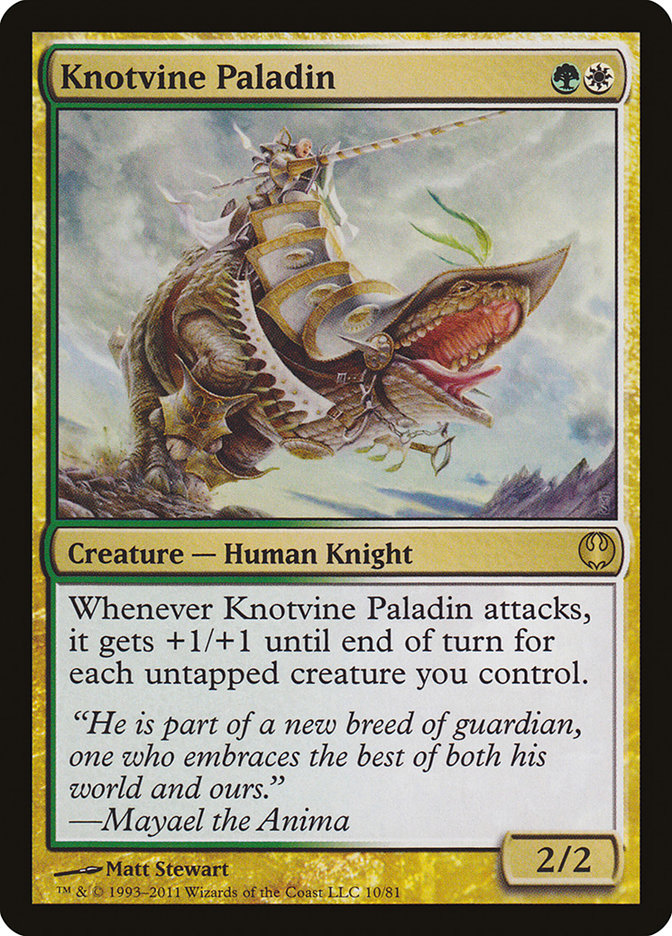 Knotvine Paladin 10/81 (Duel Decks: Knights vs. Dragons)  | Good Games Modbury