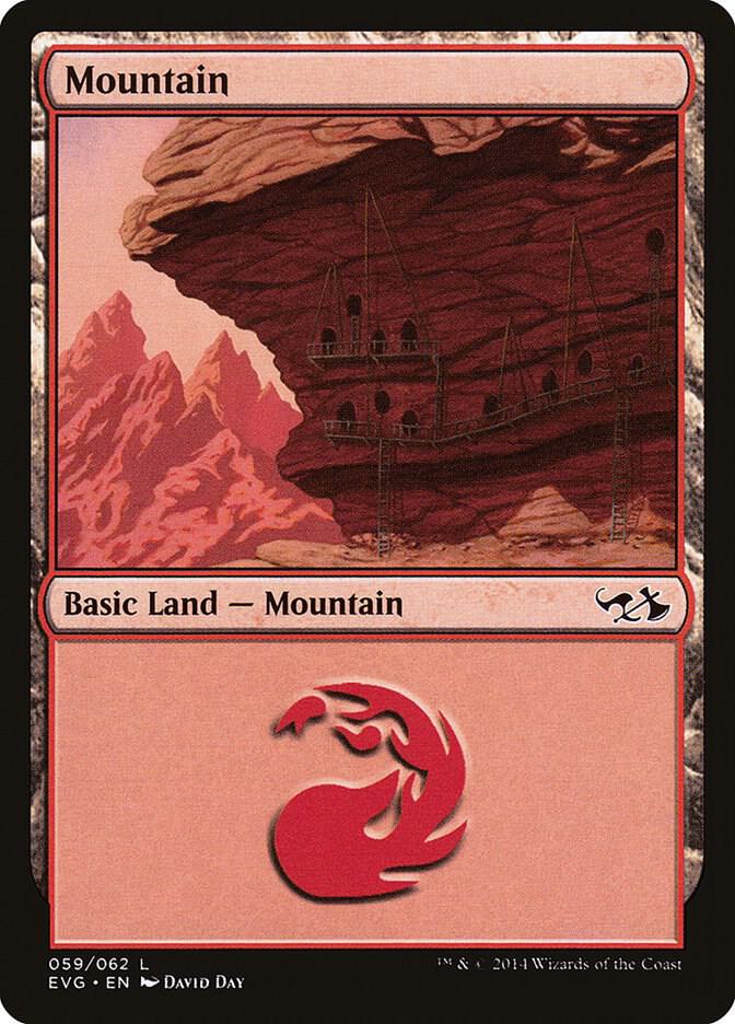 Mountain 059 EVG 59/62 (Duel Decks: Anthology)  | Good Games Modbury