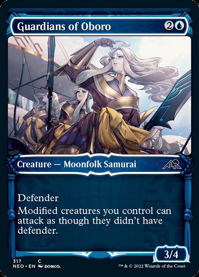 Guardians of Oboro (Showcase Samurai) [Kamigawa: Neon Dynasty] | Good Games Modbury