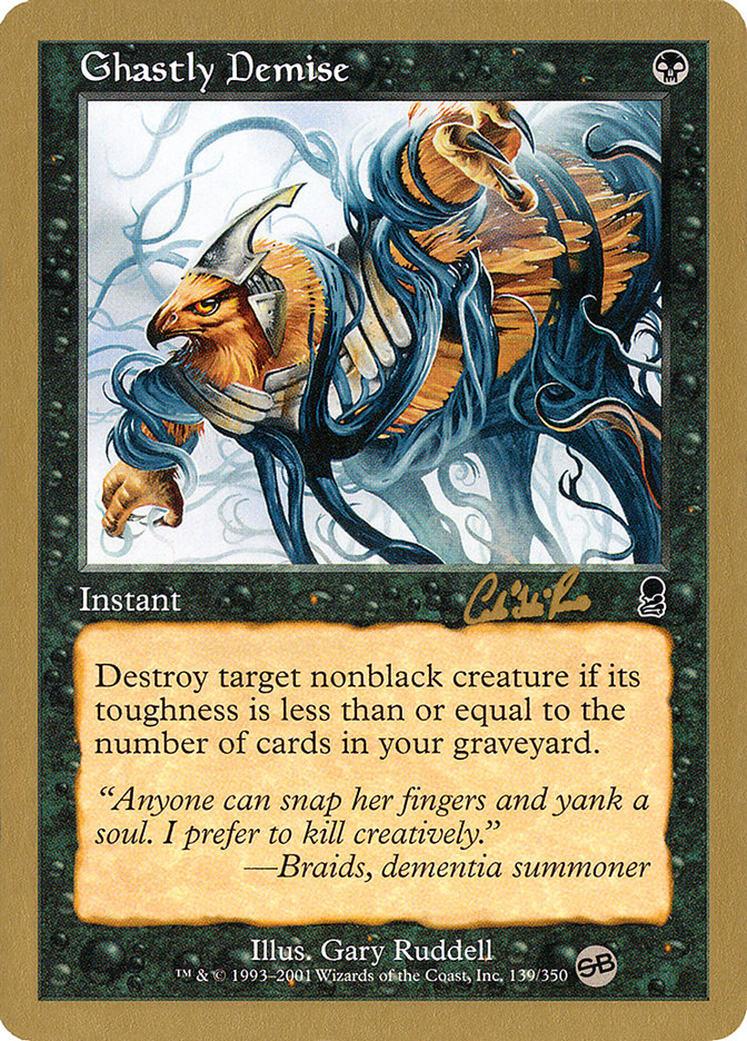 Ghastly Demise (Carlos Romao) (SB) [World Championship Decks 2002] | Good Games Modbury