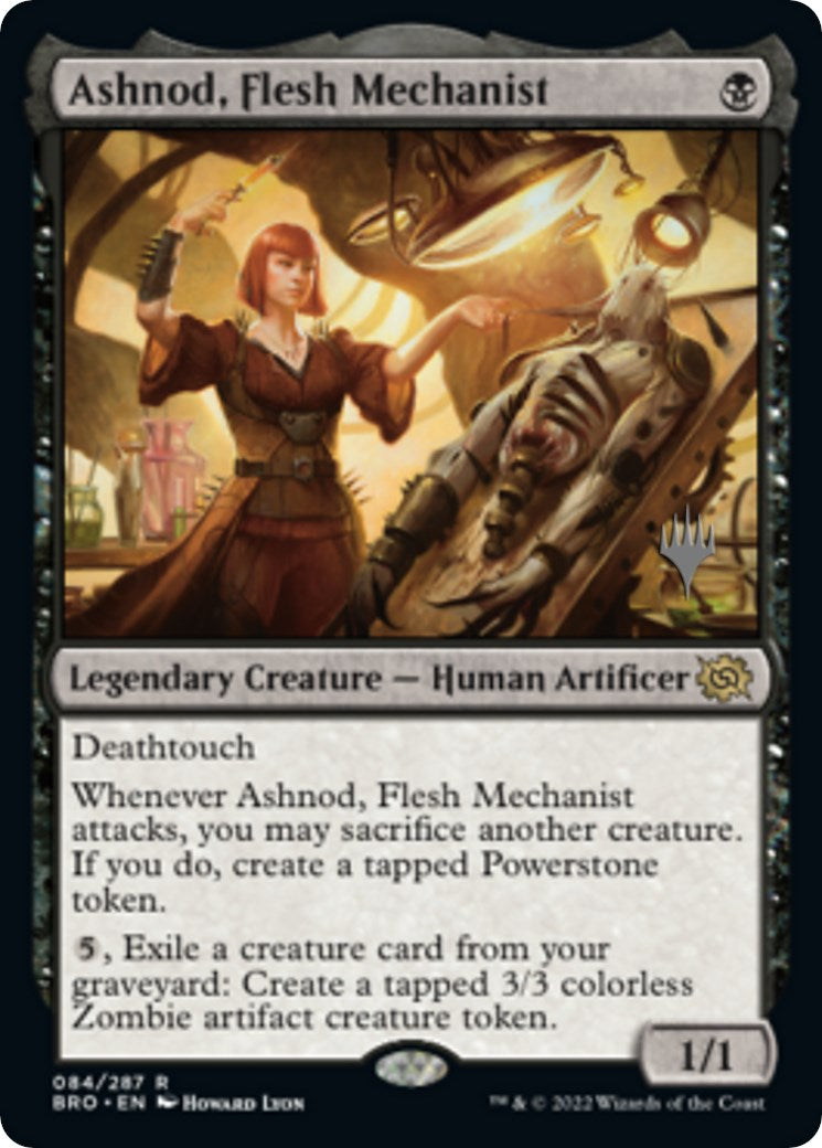 Ashnod, Flesh Mechanist (Promo Pack) [The Brothers' War Promos] | Good Games Modbury