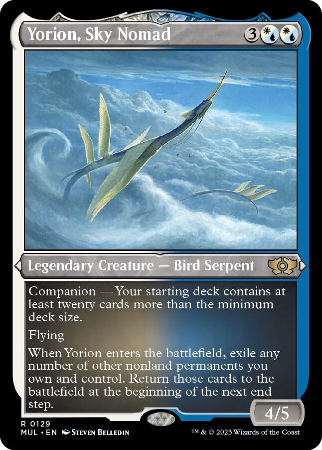 Yorion, Sky Nomad 129 (March of the Machine: Multiverse Legends)  - Etched Foil | Good Games Modbury