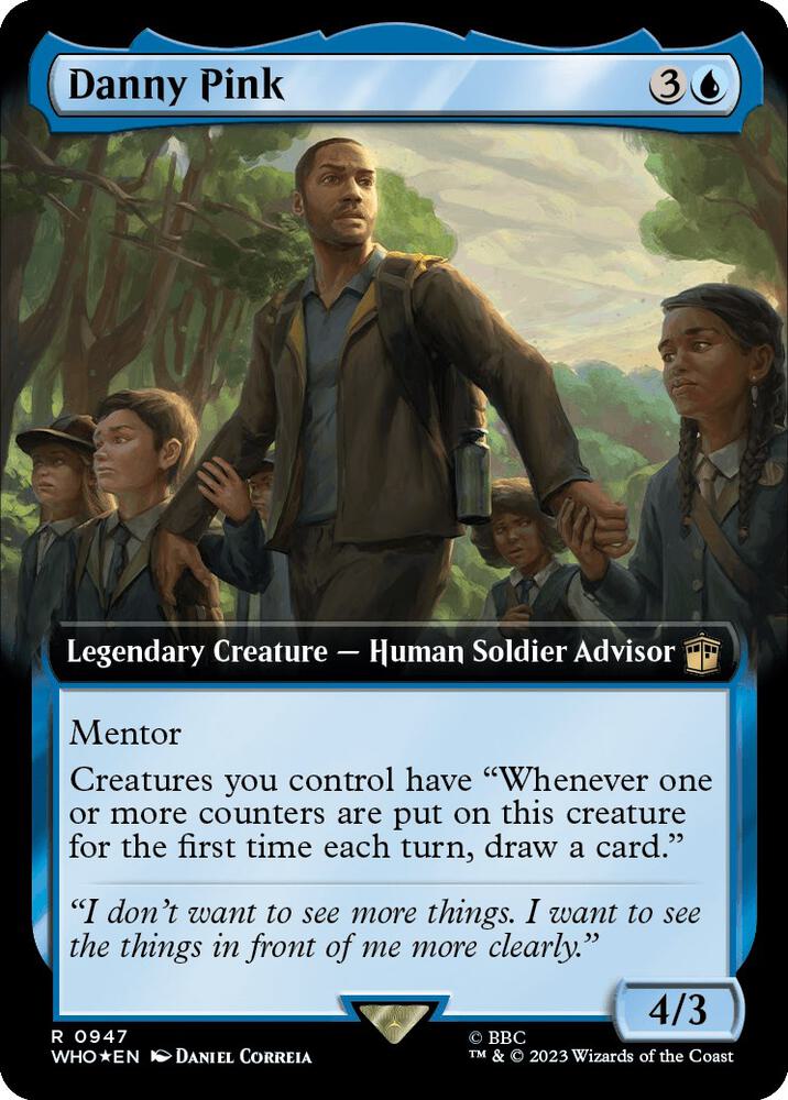 Danny Pink 947/331 (Universes Beyond: Doctor Who)  - Extended Art Surge Foil | Good Games Modbury