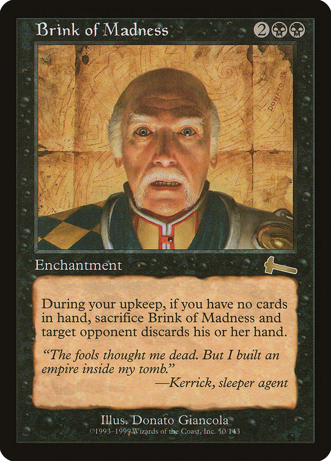 Brink of Madness 50/143 (Urza's Legacy)  | Good Games Modbury