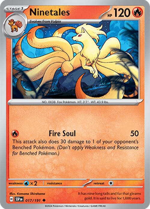 Ninetales (017/191) [Scarlet & Violet: Surging Sparks] | Good Games Modbury