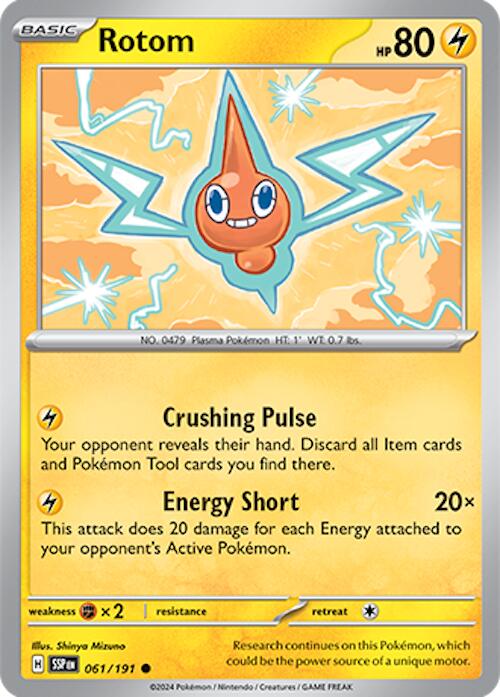 Rotom (061/191) [Scarlet & Violet: Surging Sparks] | Good Games Modbury