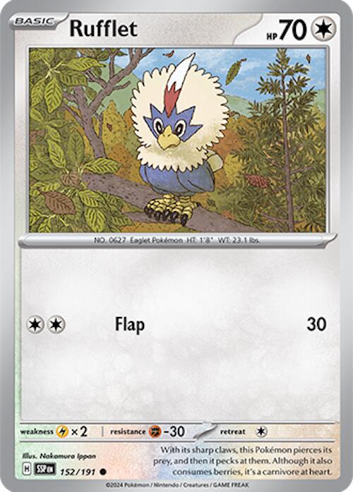 Rufflet (152/191) [Scarlet & Violet: Surging Sparks] | Good Games Modbury