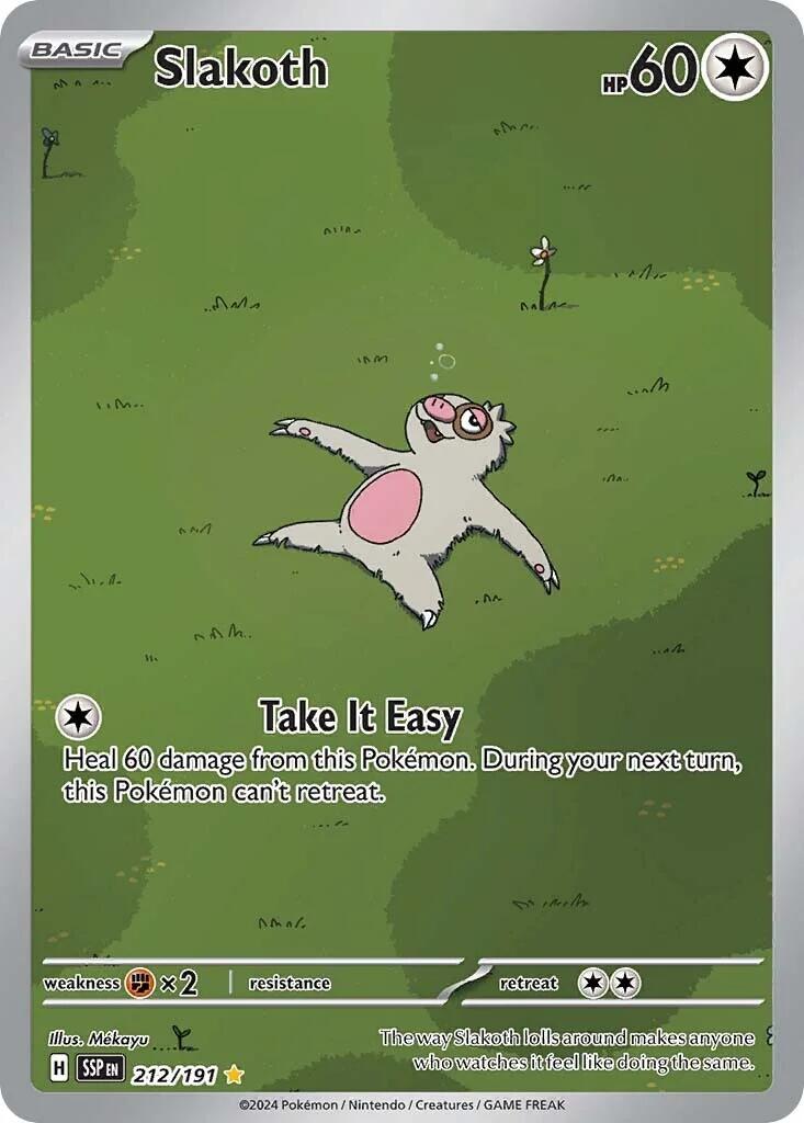 Slakoth (212/191) [Scarlet & Violet: Surging Sparks] | Good Games Modbury