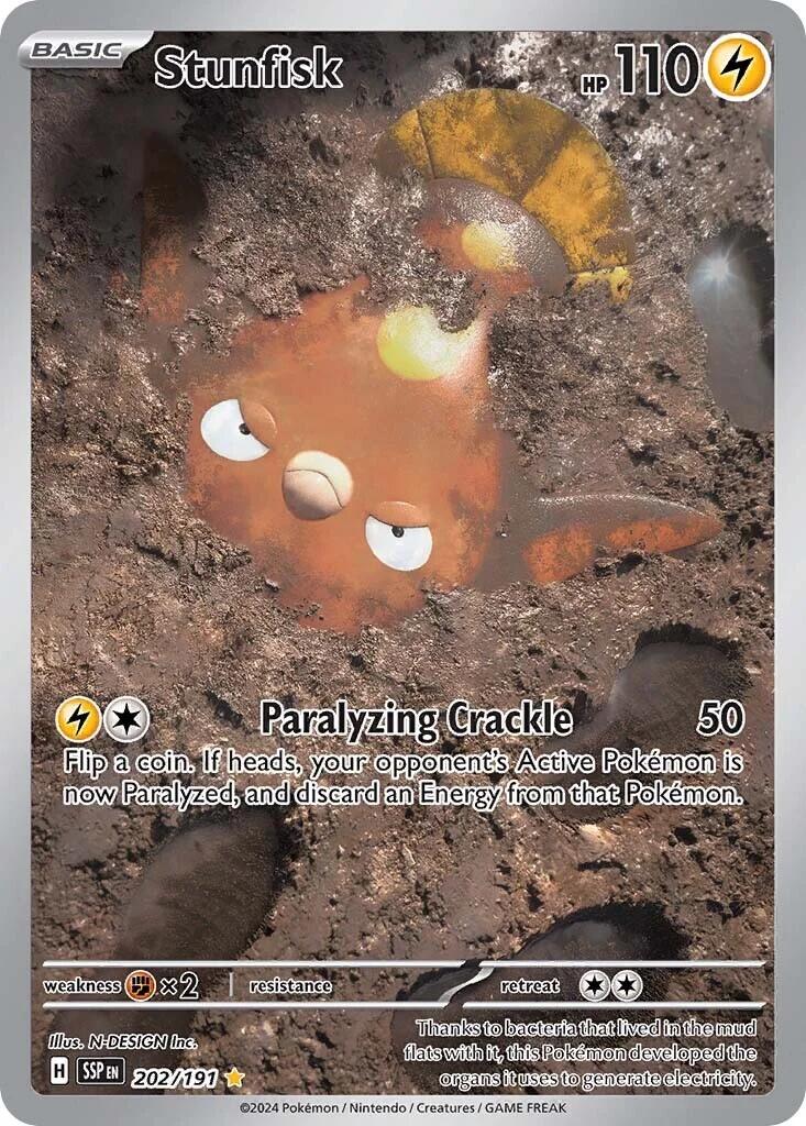 Stunfisk (202/191) [Scarlet & Violet: Surging Sparks] | Good Games Modbury