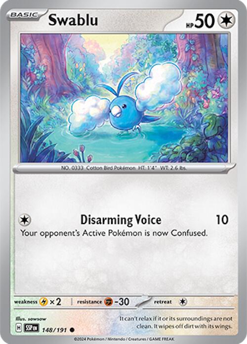 Swablu (148/191) [Scarlet & Violet: Surging Sparks] | Good Games Modbury