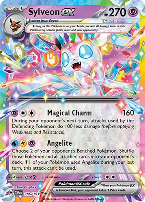 Sylveon ex (086/191) [Scarlet & Violet: Surging Sparks] | Good Games Modbury